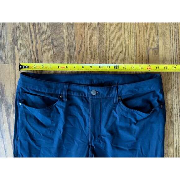 Lululemon Athletica Blue ABC Slim-Fit 5 Pocket Warpstreme Pants  Mens Size 34 - Picture 6 of 8